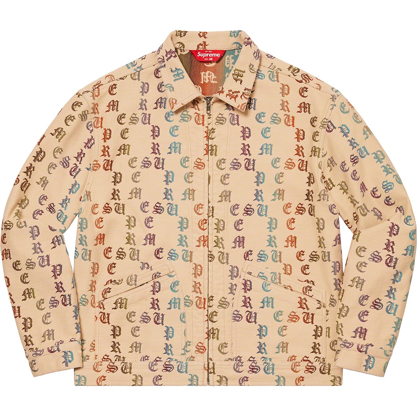 Gradient Jacquard Denim Work Jacket view 16